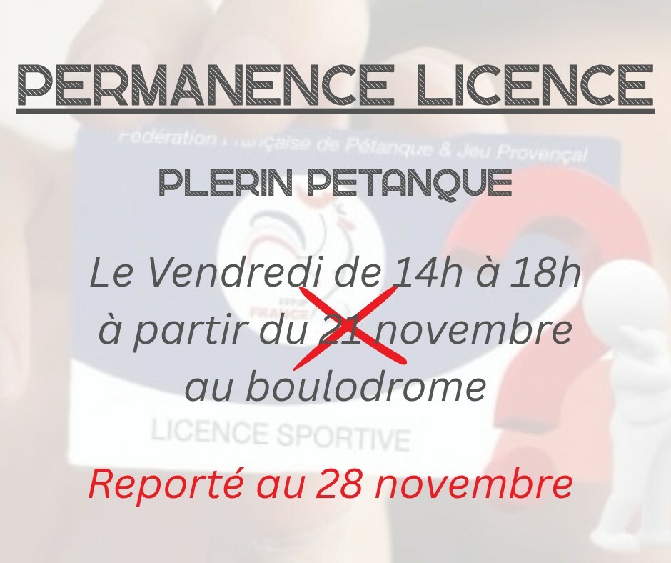 Permanence Licences 