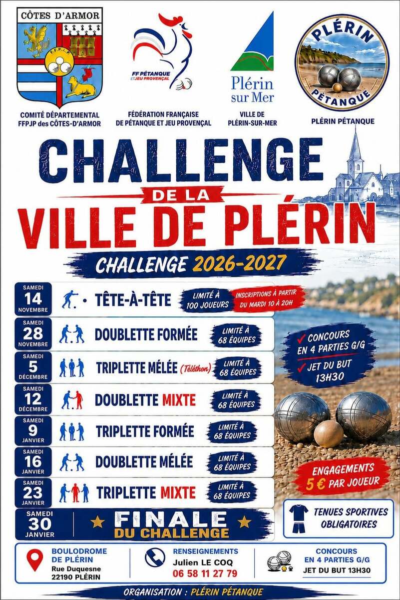 CHALLENGE DE LA VILLE DE PLERIN