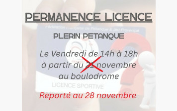 Permanence Licences 