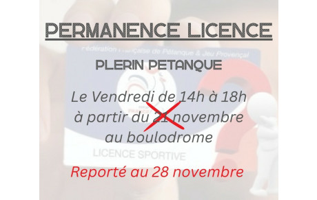Permanence Licences 