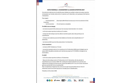 NOTE FEDERALE